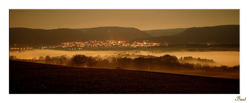 Der Nebel vor den Toren der Stadt