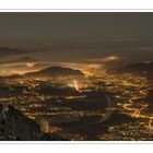 Der Nebel zieht in die Stadt SAlzburg