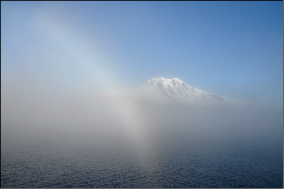 Der Nebelbogen vor Jan Mayen