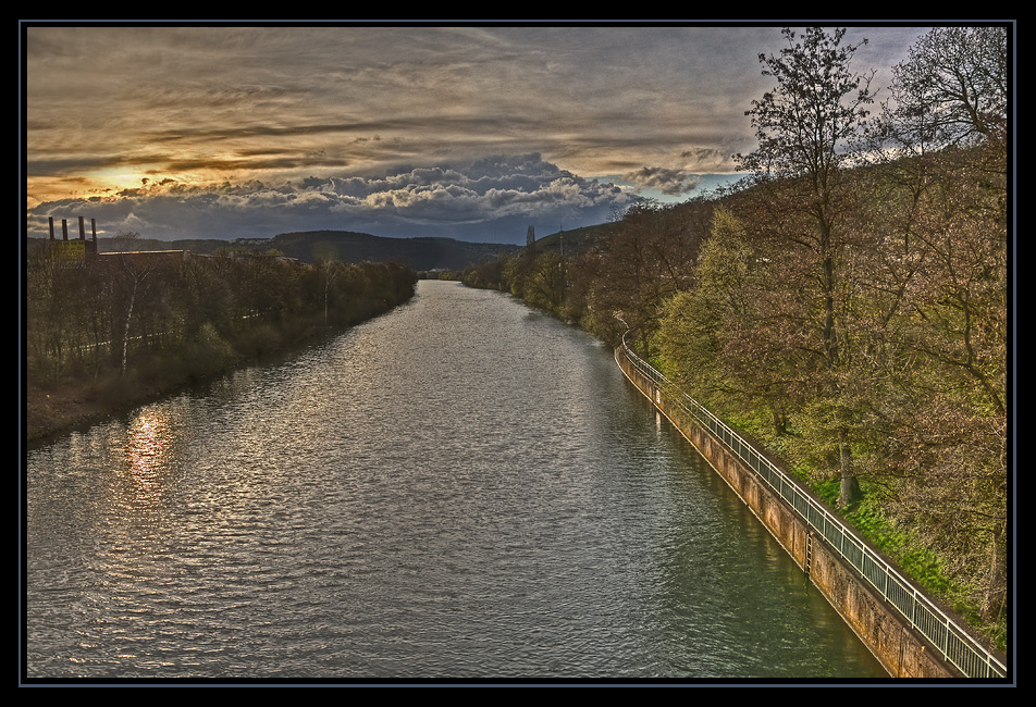 Der Neckar bei Esslingen