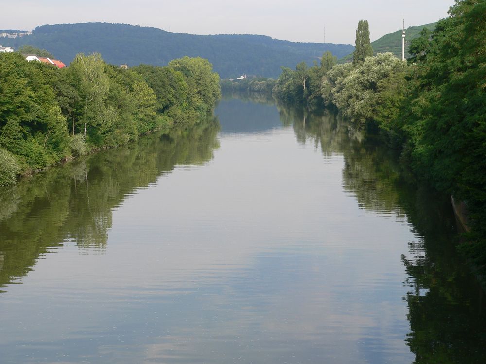 Der Neckar bei Esslingen