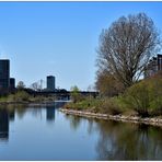 Der Neckar bei Mannheim