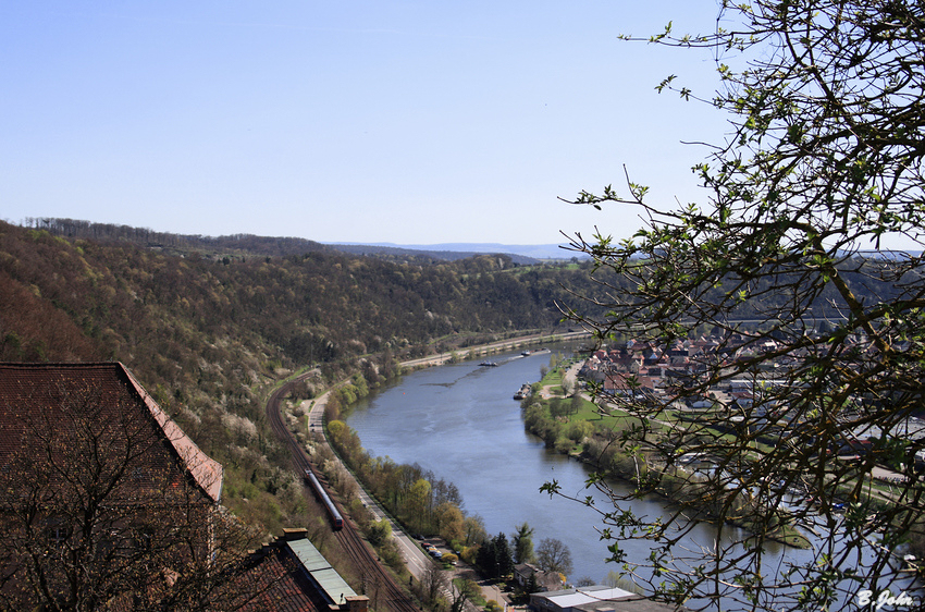 Der Neckar bei Neckarzimmern