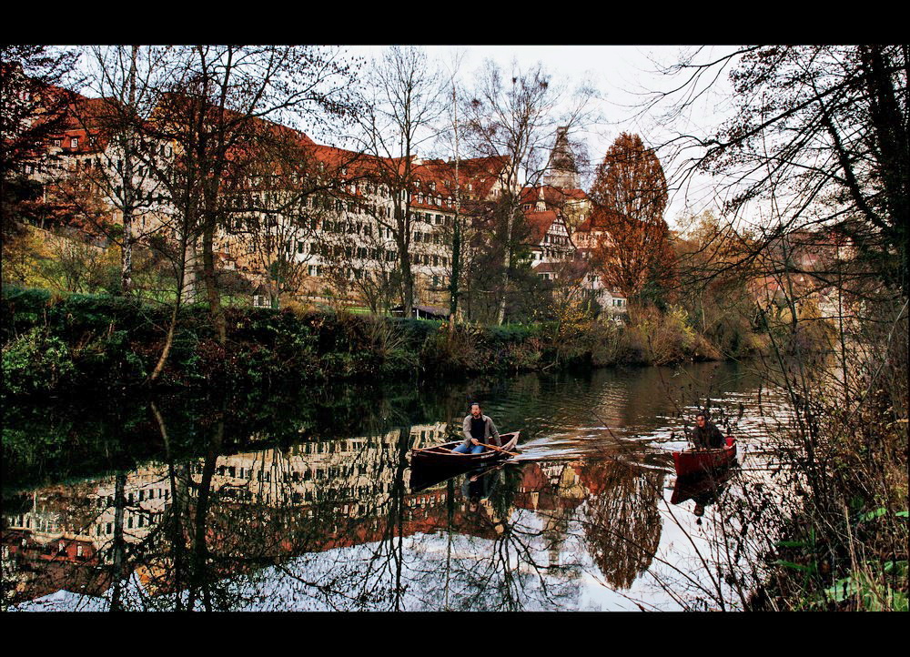 Der Neckar bei Tübingen