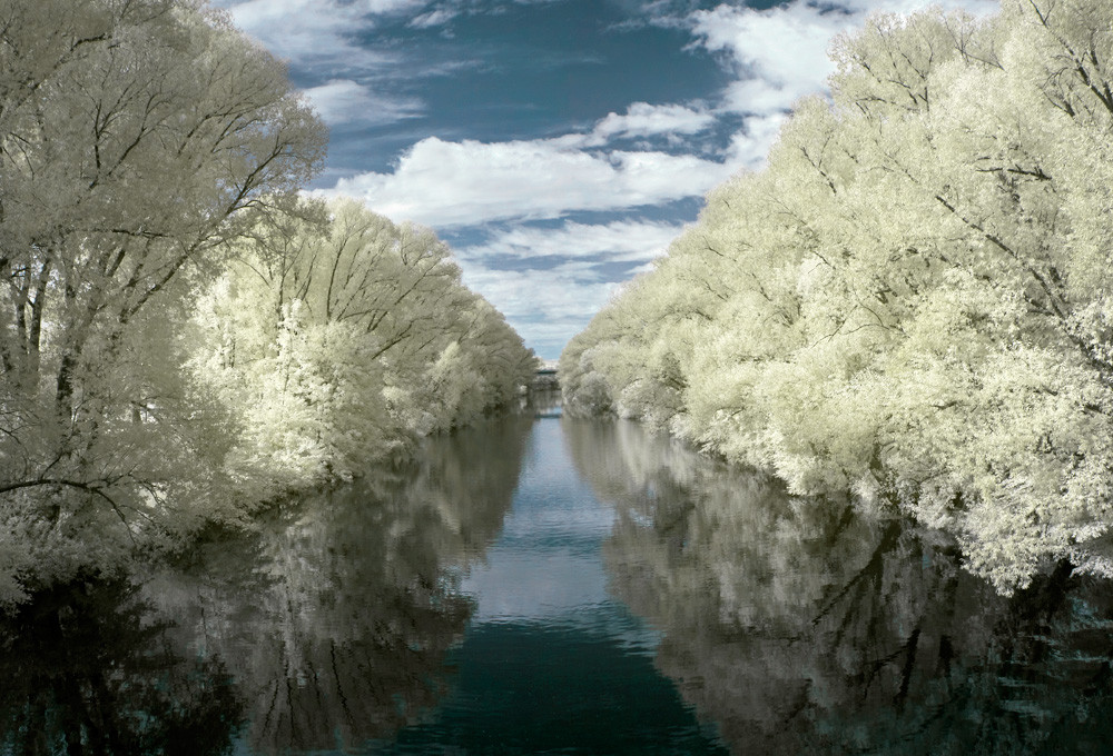 Der Neckar in Lustnau(Tübingen)