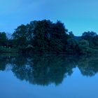 Der Neckar zur Blauen Stunde