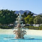 ...der Neptun Brunnen im Park de La Bateria...