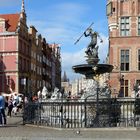 Der Neptunbrunnen auf dem Langen Markt