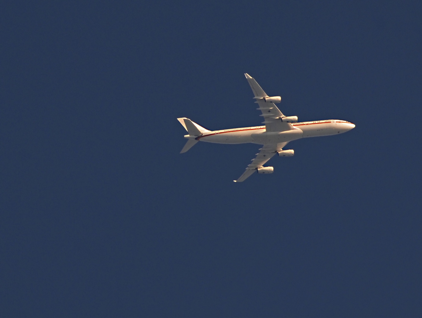 Der neue Airbus A340 -300 der Deutschen Luftwaffe