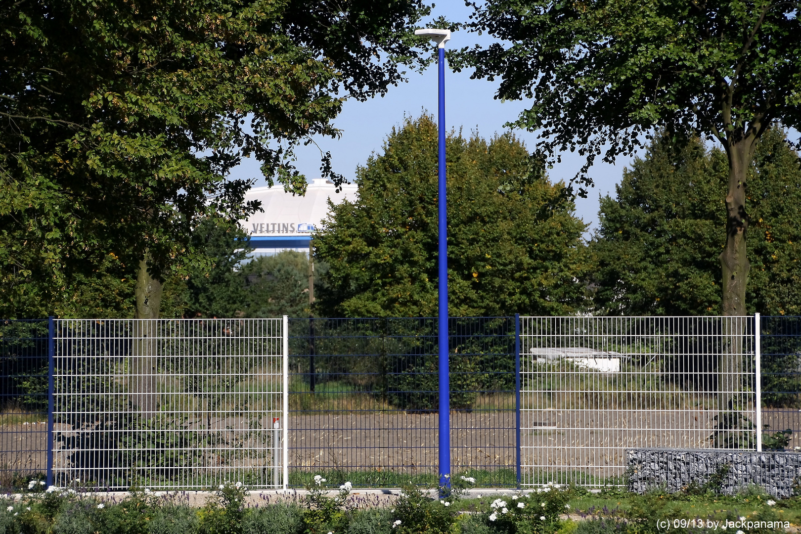 Der neue Friedhof von Schalke 04 in Gelsenkirchen (1)