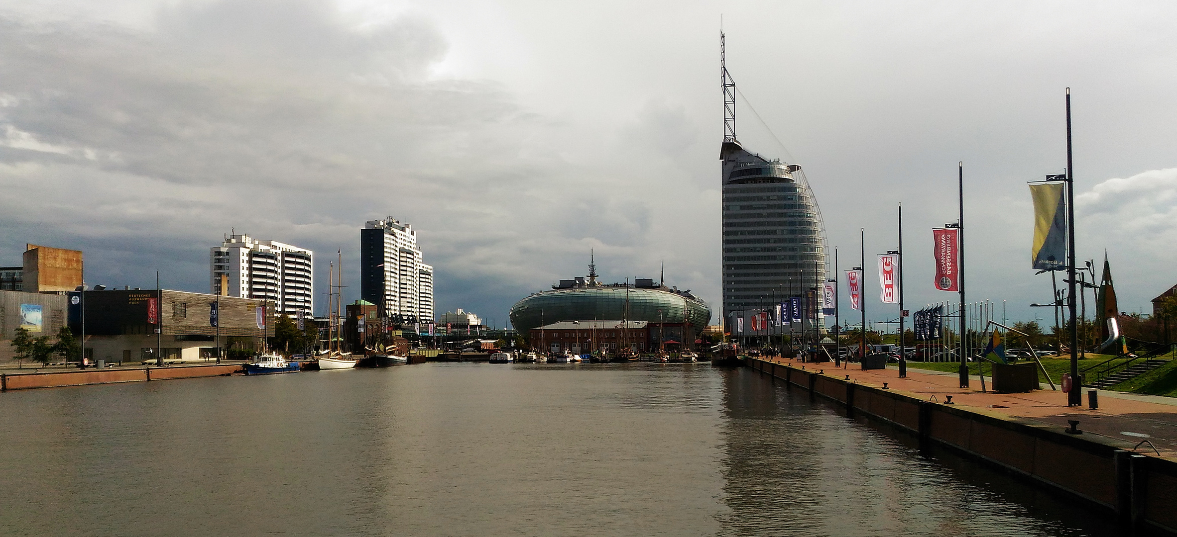 Der neue Hafen in Bremerhaven