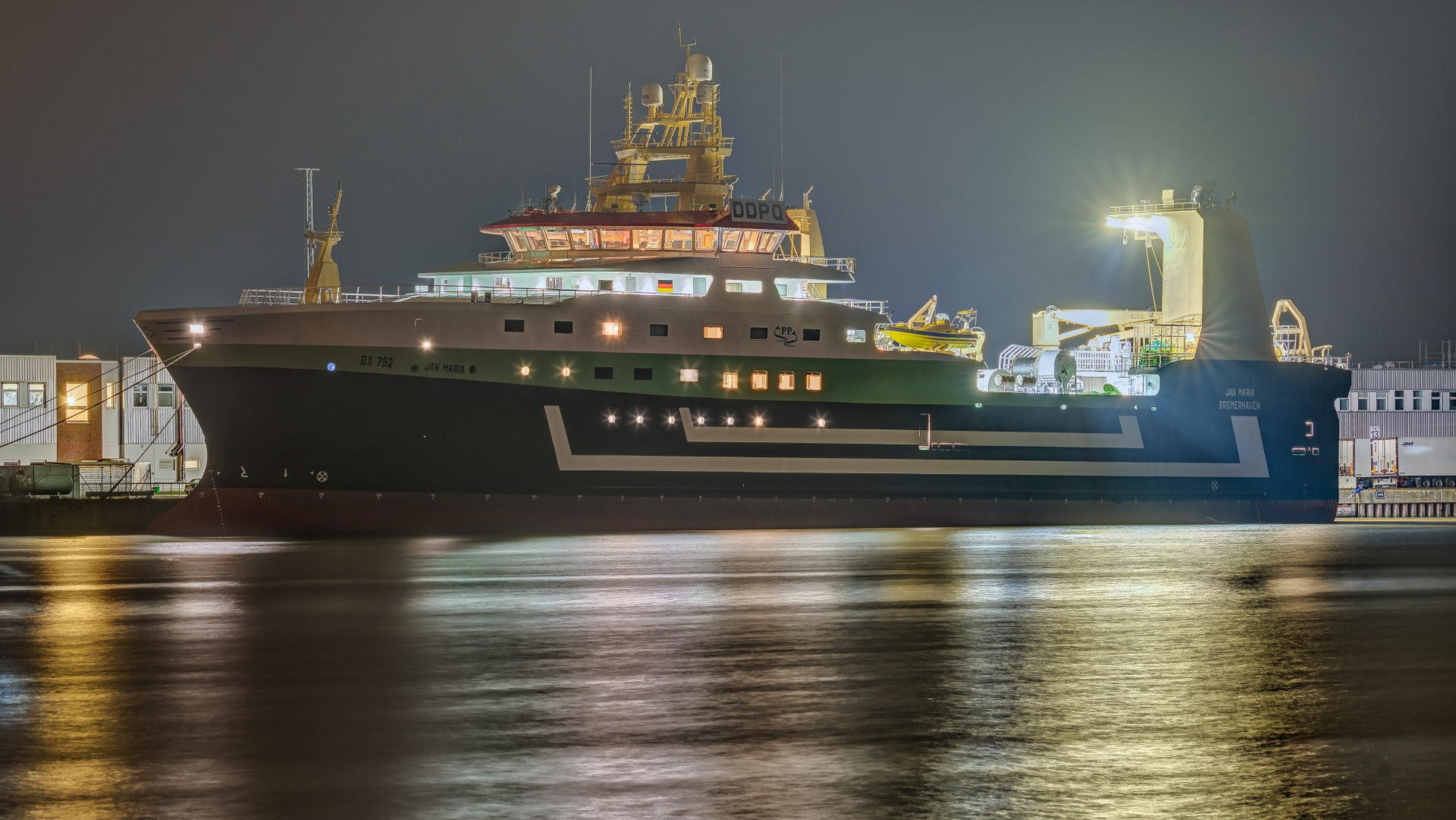 Der neue Hochsee Trawler "Jan Maria"