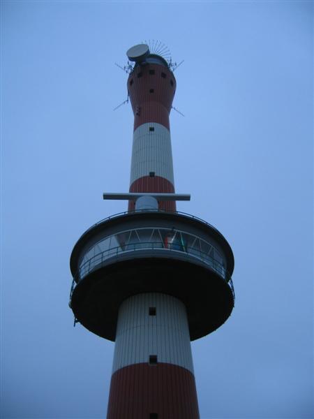 Der neue Leuchtturm am Abend