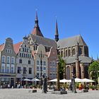 Der Neue Markt in Rostock mit der Marienkirche