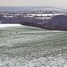 Der neue Schnee war gestern auf der Heimfahrt von Dresden gerade durchgezogen...