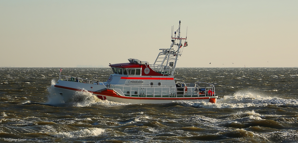 Der "Neue" Seenotkreuzer Pidder Lüng auf Sylt