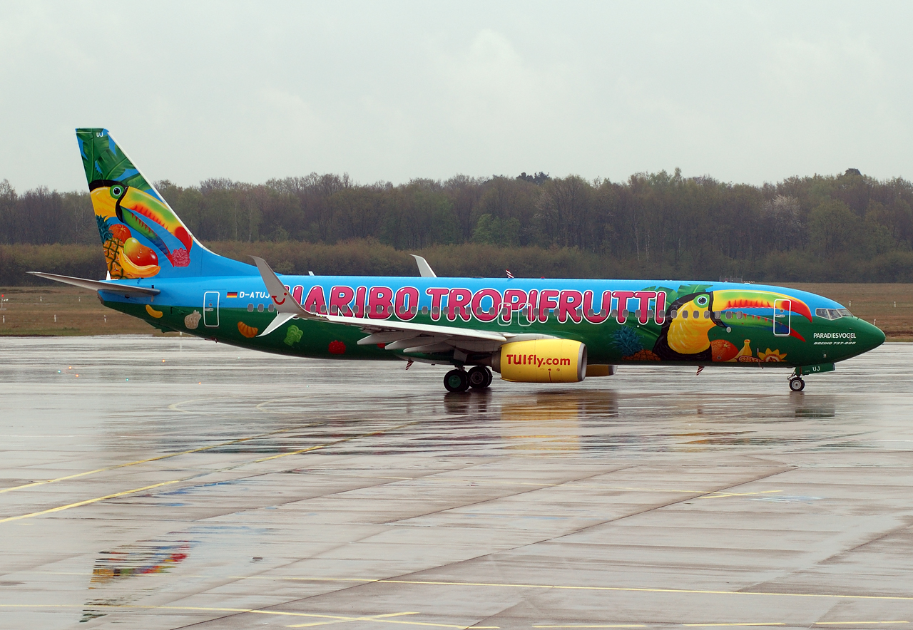 Der neue TUI-Logojet in Köln/Bonn