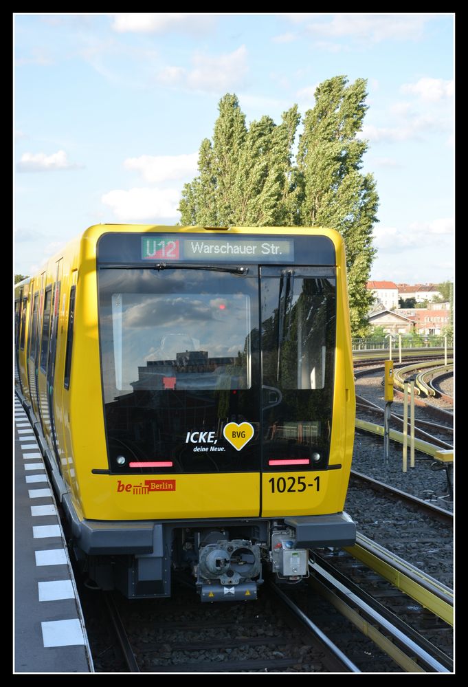Der neueste Zug der Berliner U-Bahn