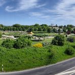 Der Neulandpark in Leverkusen