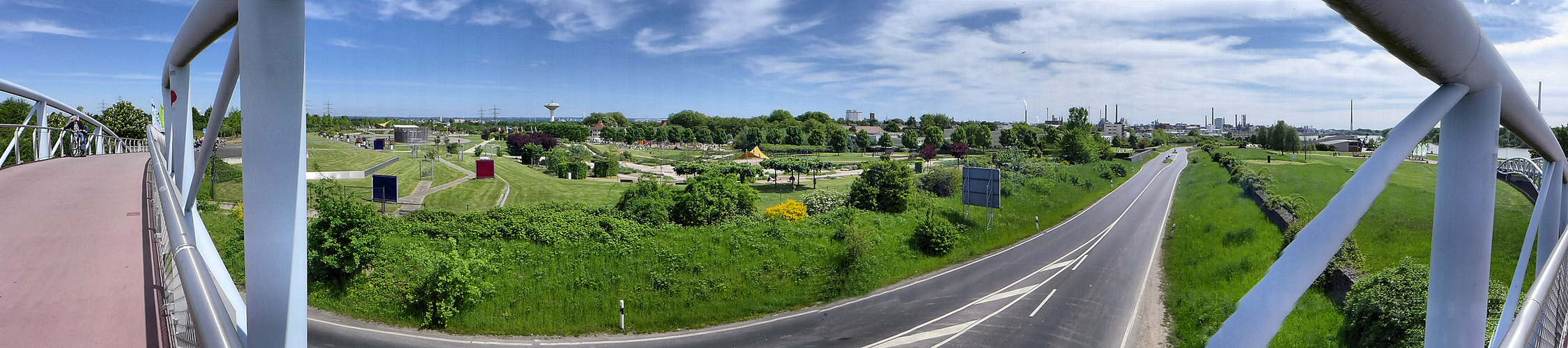 Der Neulandpark in Leverkusen