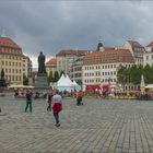 Der Neumarkt an der Frauenkirche