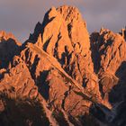 Der Neunerkofel im Glanz der Abendsonne