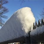 Der Neuschnee kam über Nacht