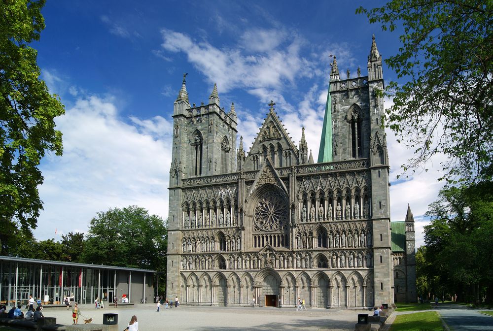 Der Nidarosdom in Trondheim Foto & Bild europe, scandinavia, norway