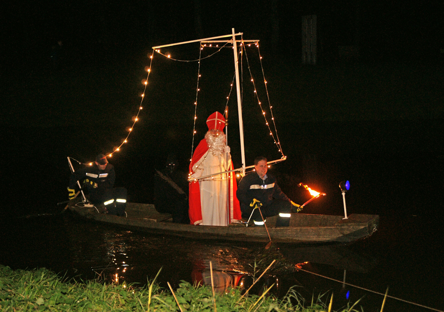 Der Nikolaus kommt.