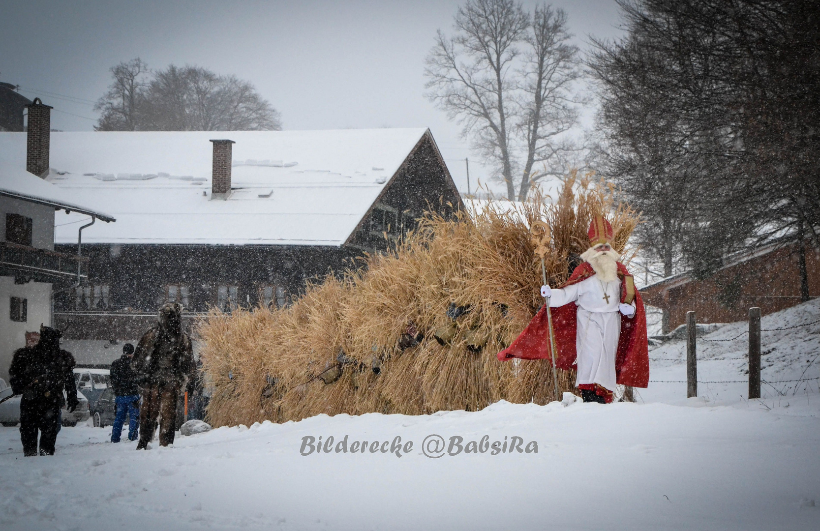 Der Nikolaus und seine Buttnmandl im Berchtesgadener Land 2