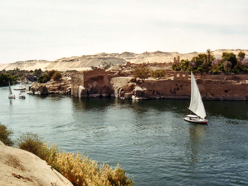 Der Nil bei Assuan...