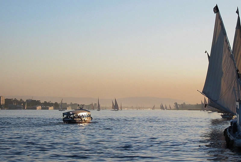 Der Nil bei Luxor