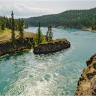 Der noch jungfräuliche Yukon River bei Whitehorse - Kanada, 2009