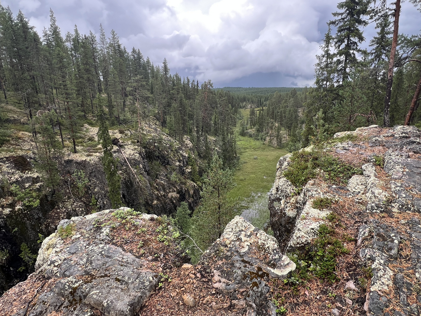 Der nördliche Teil des Gimegolts Canyon...