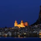 Der Normannische Dom in Cefalu´zur Blauen Stunde