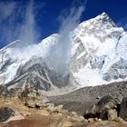 Der Nuptse (7861m) bei traumhaftem Wetter