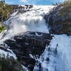 Der Nyastalfossen in Husedalen/Norwegen