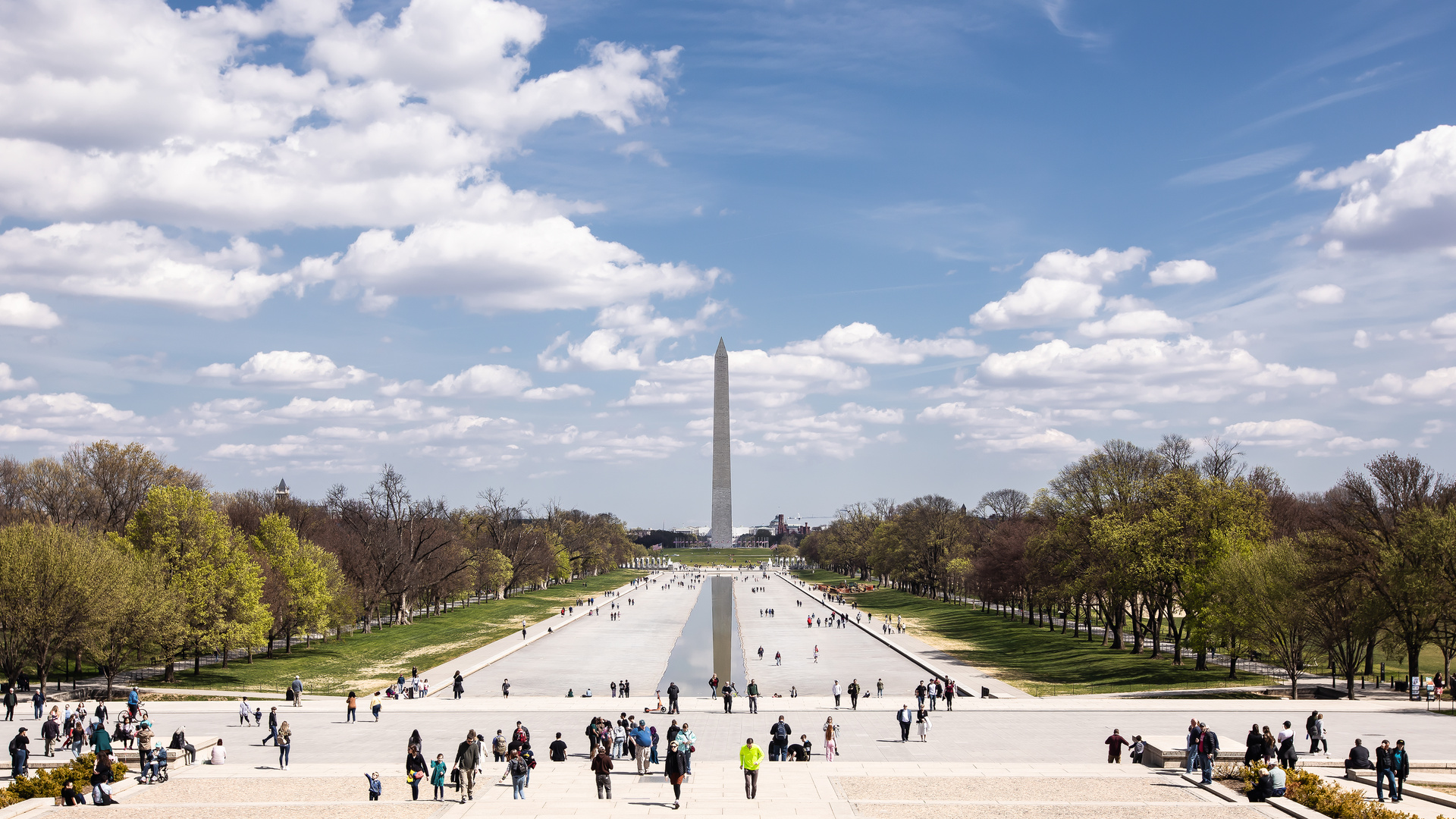 DER OBELISK - BLICK VOM GEORGE WASHINGTON DENKMAL