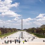 DER OBELISK - BLICK VOM GEORGE WASHINGTON DENKMAL