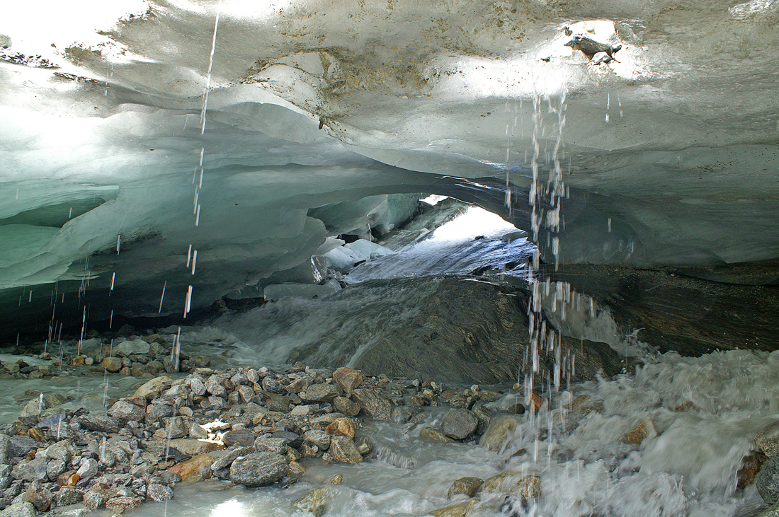 Der Oberaargletscher schmilzt ...