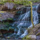 Der obere Hörschbach-Wasserfall...