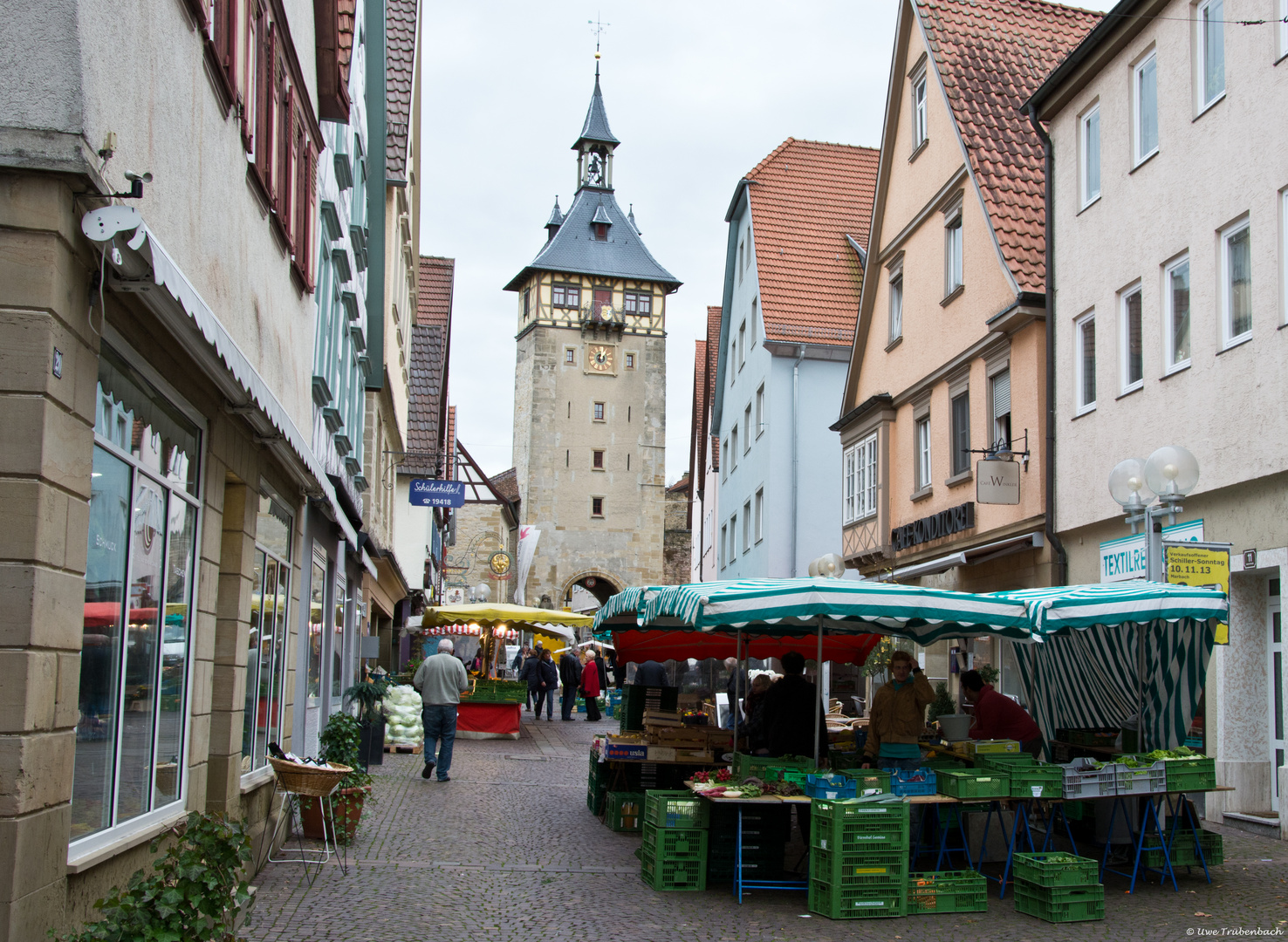 Der Obere Torturm in Marbach am Neckar