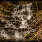 Der oberer Wasserfall in der Hörschbachschlucht