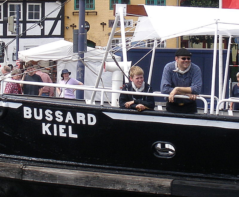 Der Oberheizer und sein Azubi auf der BUSSARD