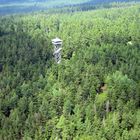 Der Oberpfalzturm auf der Platte im Steinwald