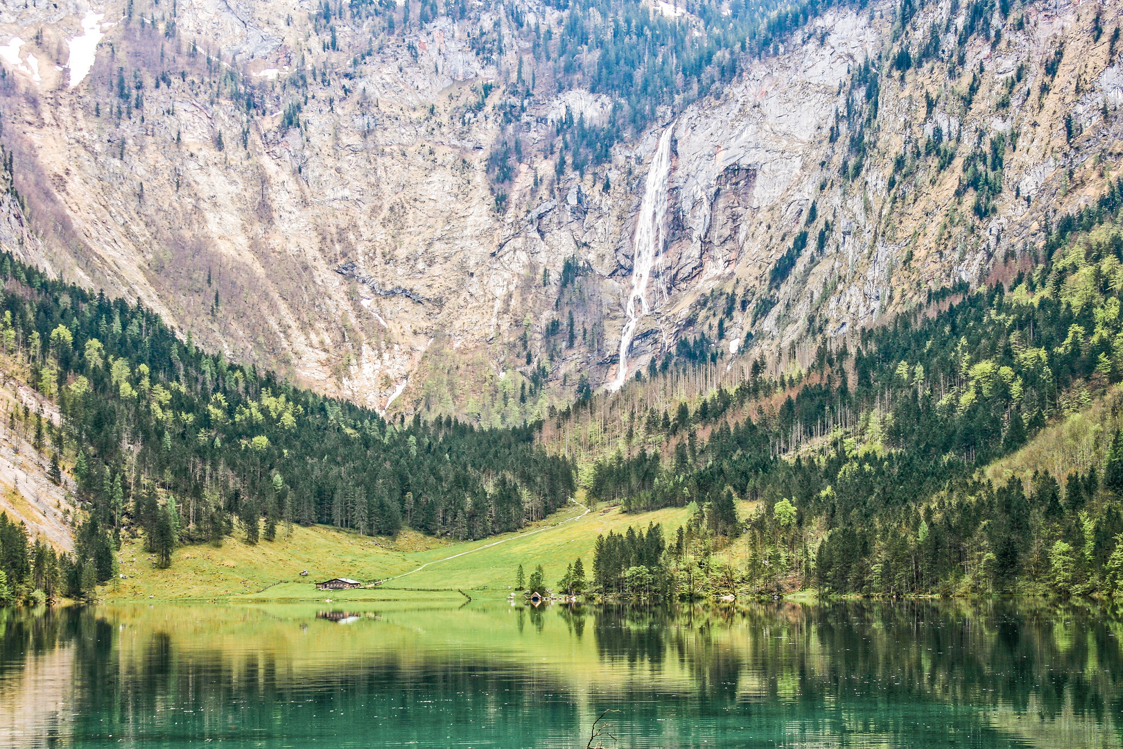 Der Obersee am Königssee