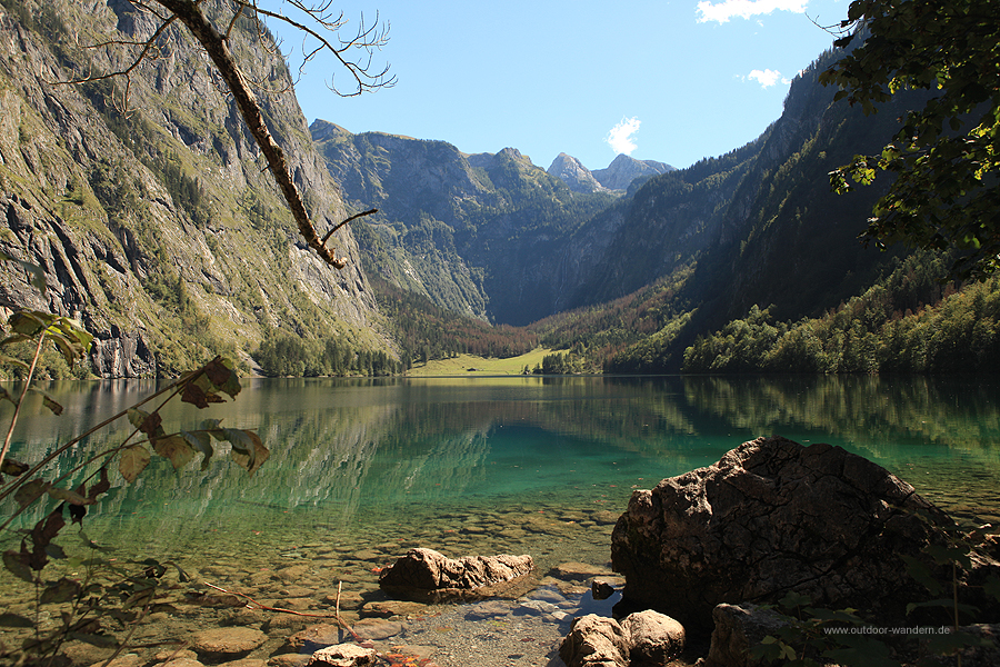 Der Obersee hinter dem Königssee