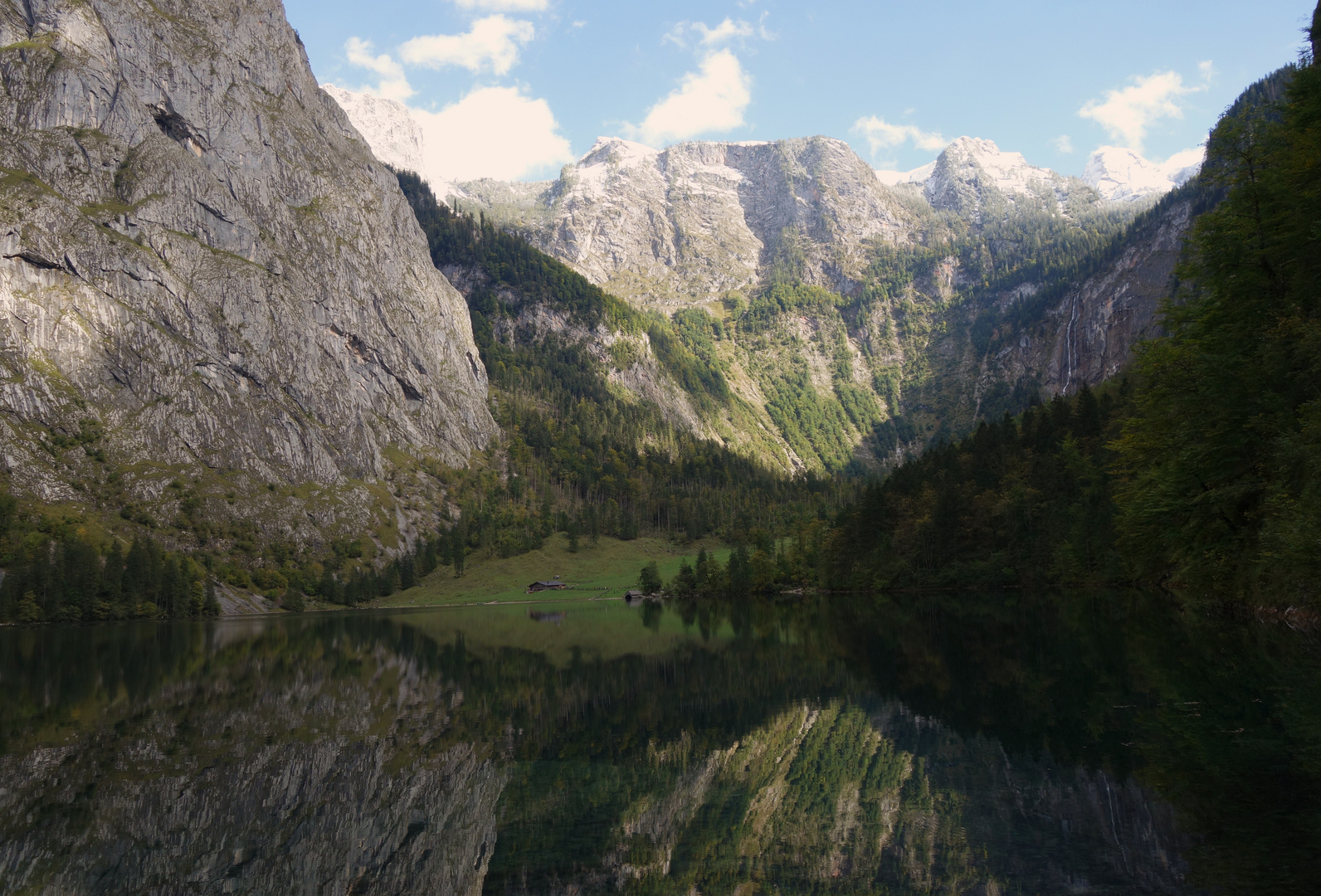 Der Obersee im Berchtesgadener Land...