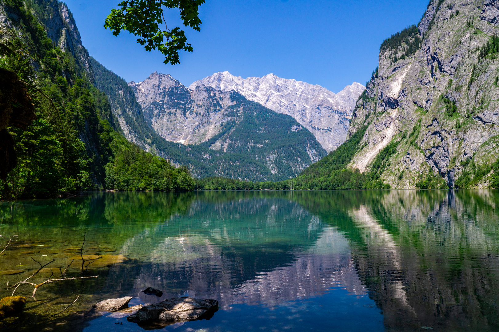 Der Obersee vorm Watzmann