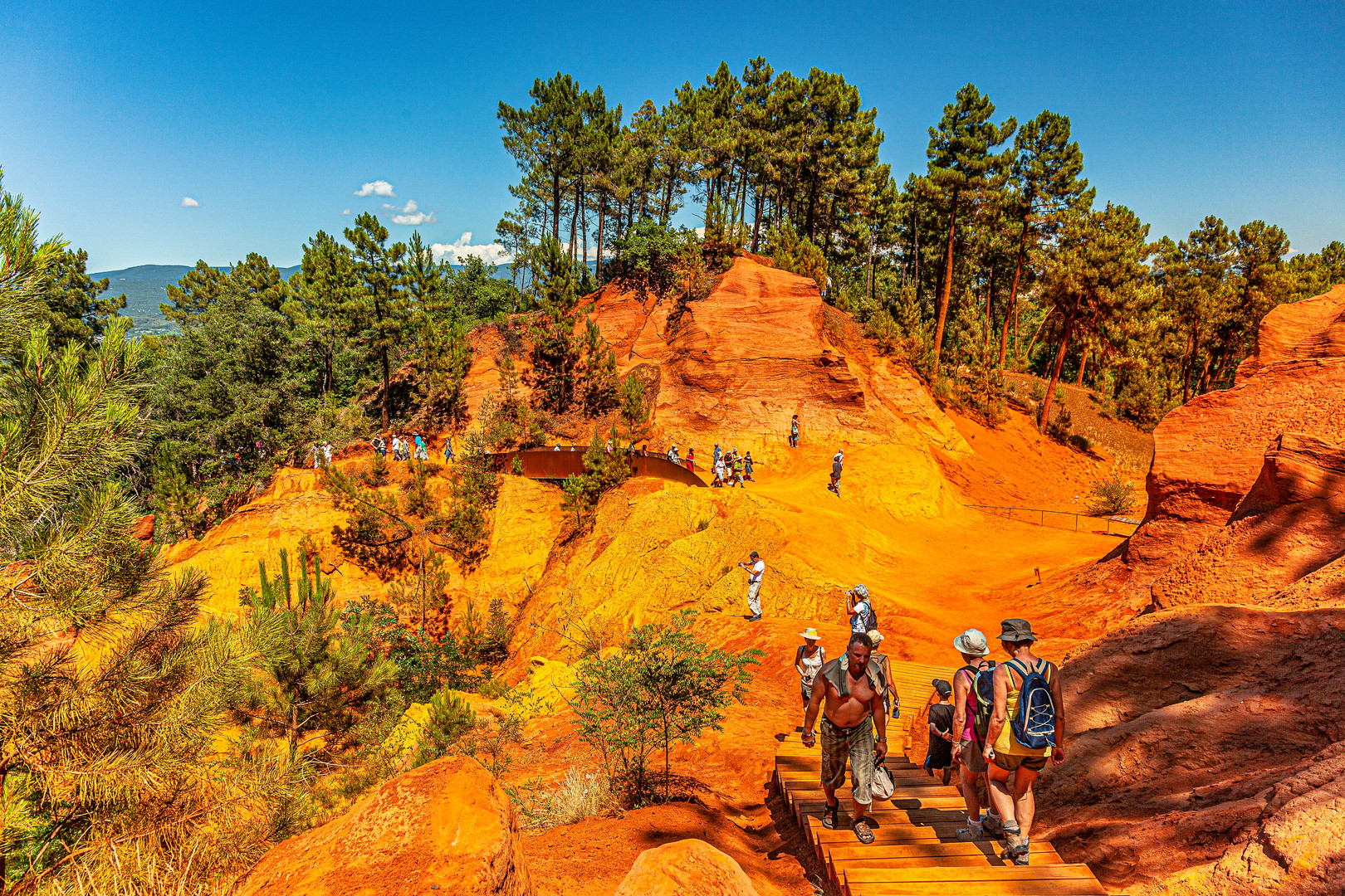 Der Ockerlehrpfad bei Roussillon